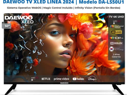 SMART TV DAEWOO XLED 50″ 4K UHD WEBOS DOLBY AUDIO CON MAGIC CONTROL | DA-LS50U1